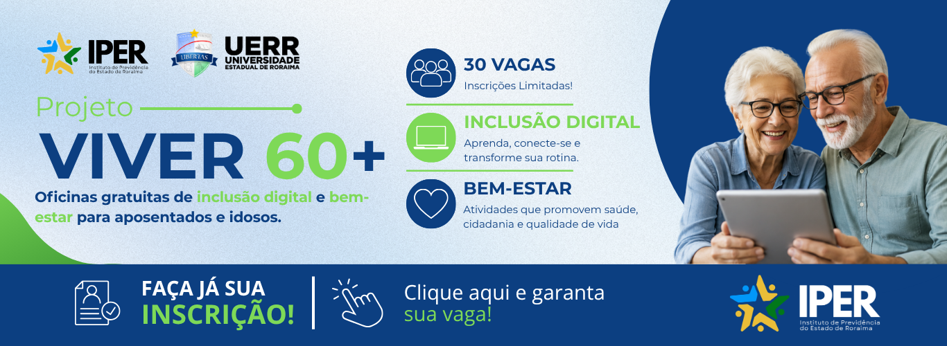 Projeto Viver 60+ - Inscrições abertas